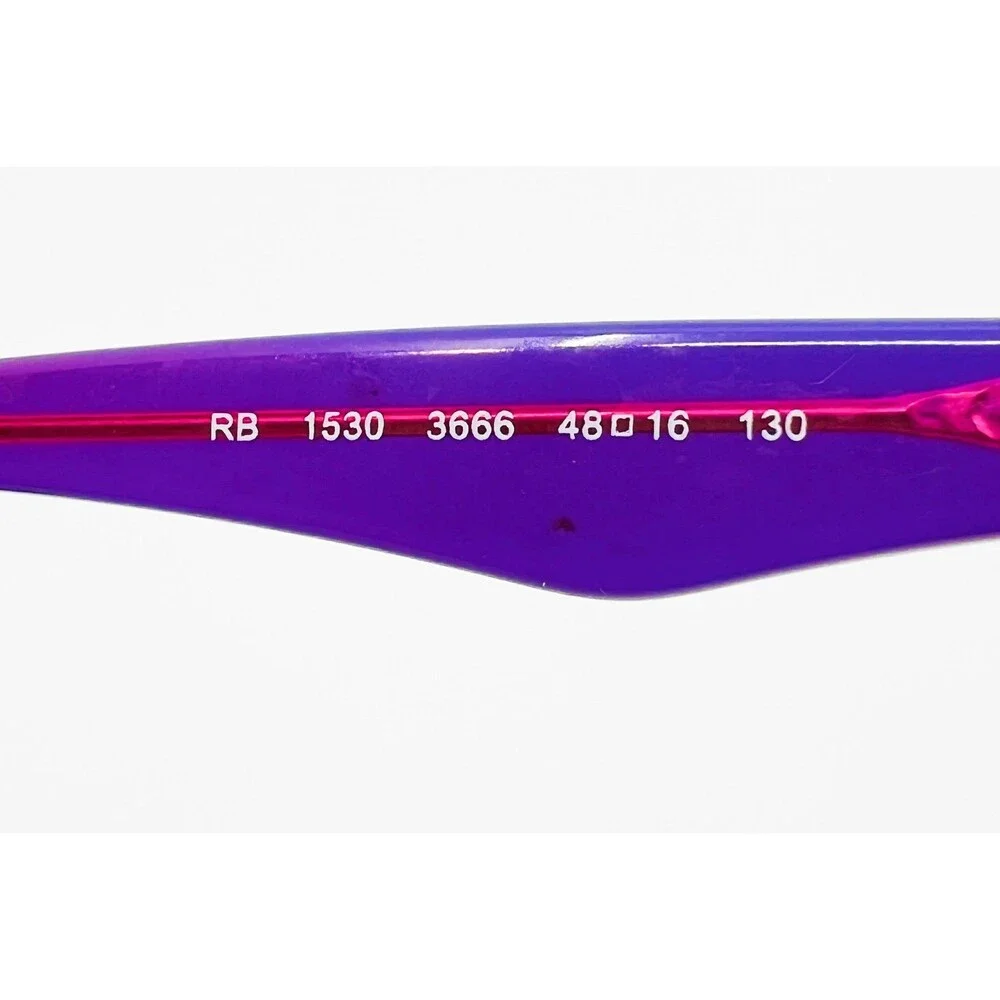 Ray-Ban Eyeglasses Kids Blue Pink RB 1530 3666 Rectangle 48-16-130